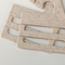 Uitstekende 50mm*150mm PLA PBAT Straw Plastic Tie Hangers For Mensen