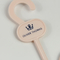 Naakte roze Douane Logo Printing Plastic Shoes Hanger voor het Schoeisel van Vrouwen
