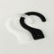 Eenvoudige Witte Zwarte Stevige Kleuren Kleine Plastic Haken zonder Embleem